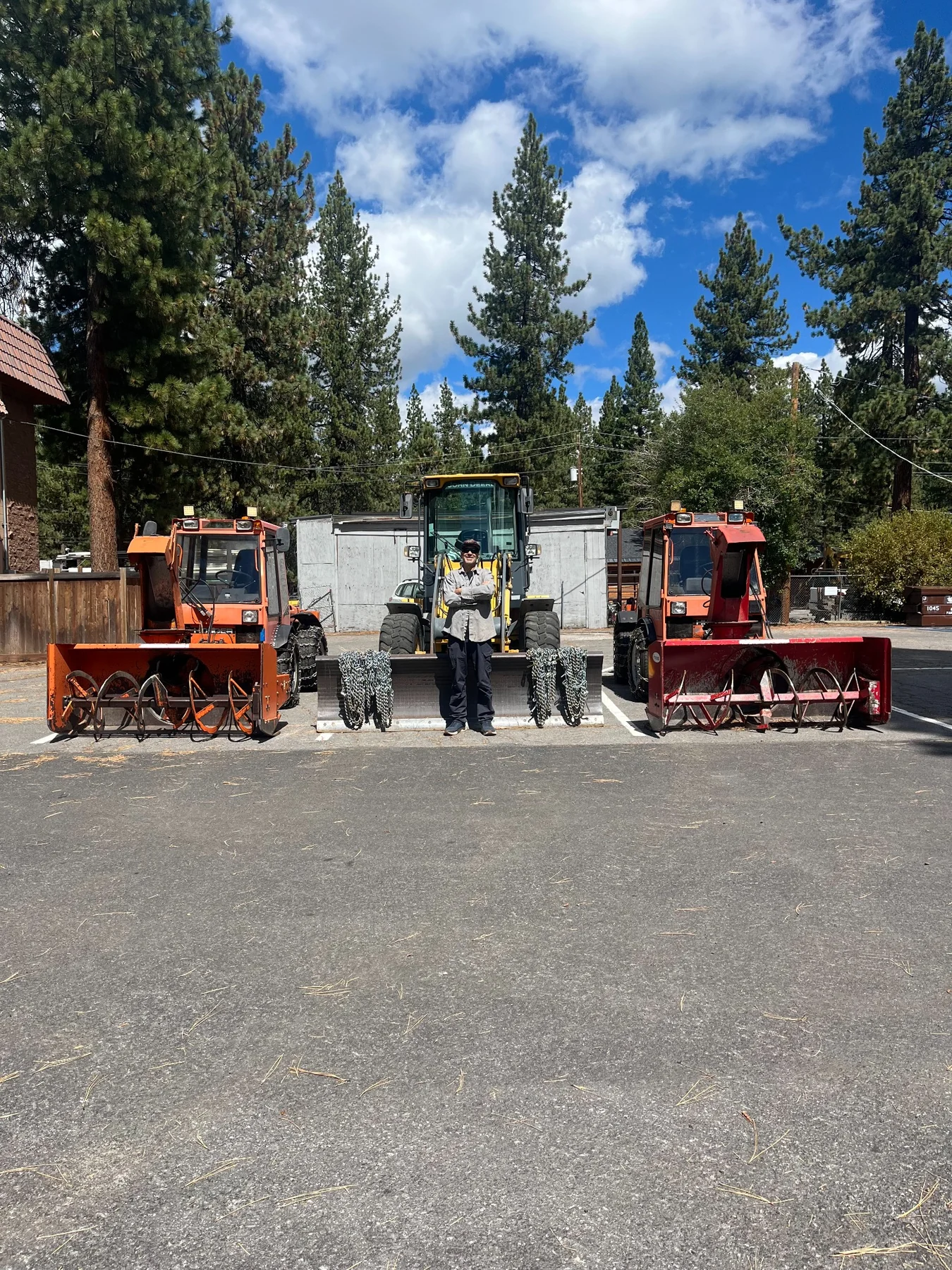 Mountain Home Maintenance snow removal equipment in Tahoe